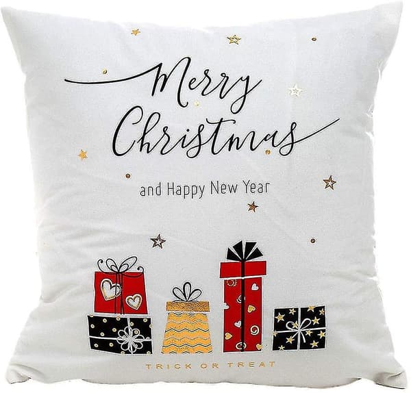Julkuddfodral 45 x 45 cm, set om 4 - Julserie prydnadskuddfodral[YJD]