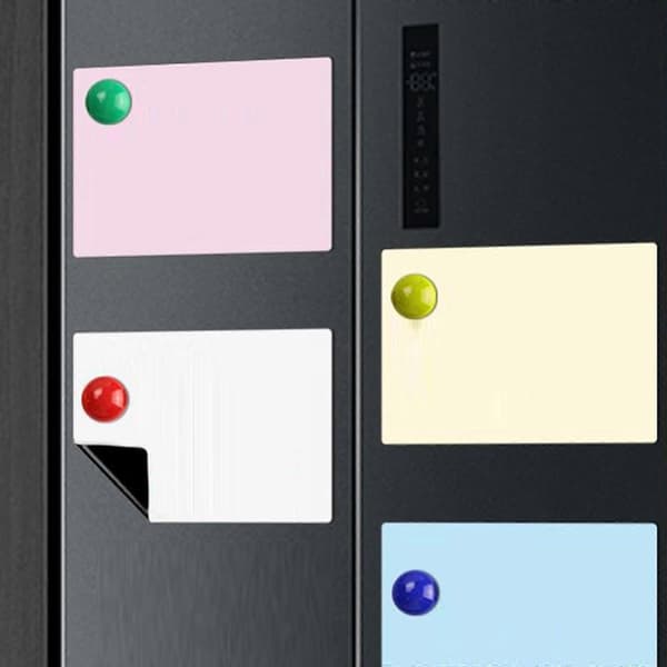 Magnetisk whiteboard-ark til køleskab til indkøbsplan Køleskabs-memotavle 297x210mm 420x297mm til notater, plan, besked Blå A4 model[YJD] Blue A4 model