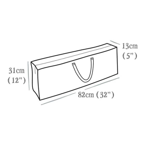 Förvaringsväska - Ej specificerad - 82 x 31 x 13 cm - Svart - Innerfickor - Hållbar Black