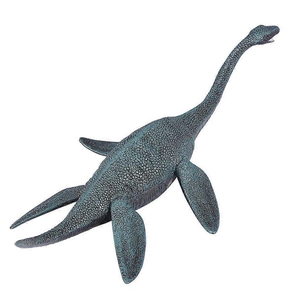 Handmålad förhistorisk Plesiosaurus-leksak, giftfri och hållbar pedagogisk figur [YJD]