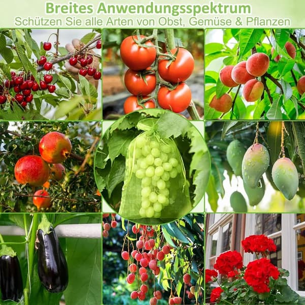 Fruktskyddspåsar 100-pack 30x20cm[YJD]