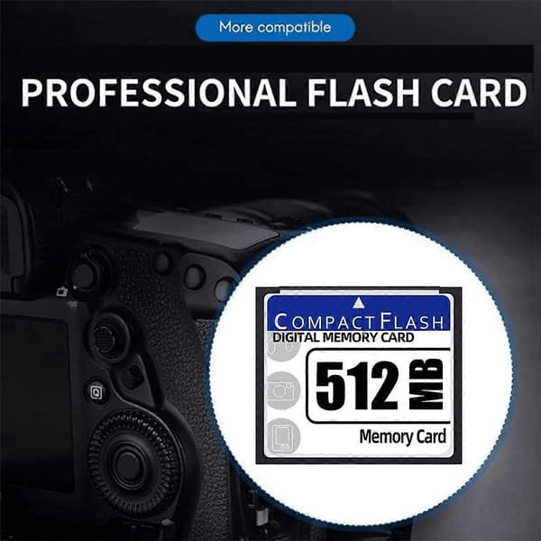2X 256MB Compact Flash-minneskort för kamera, reklammaskin, industridatorkort [YJD]
