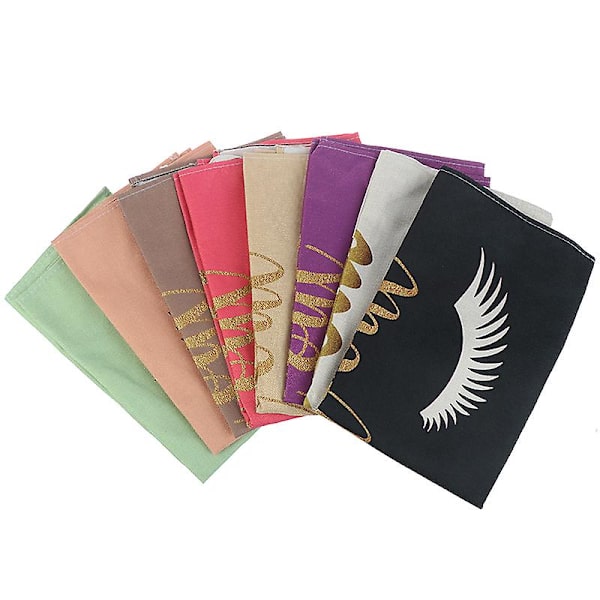 Bronse Eyelash Mønster Forkle Poding av Øyevipper Dedikert Øyevippe Extension[YJD] 8 1pc