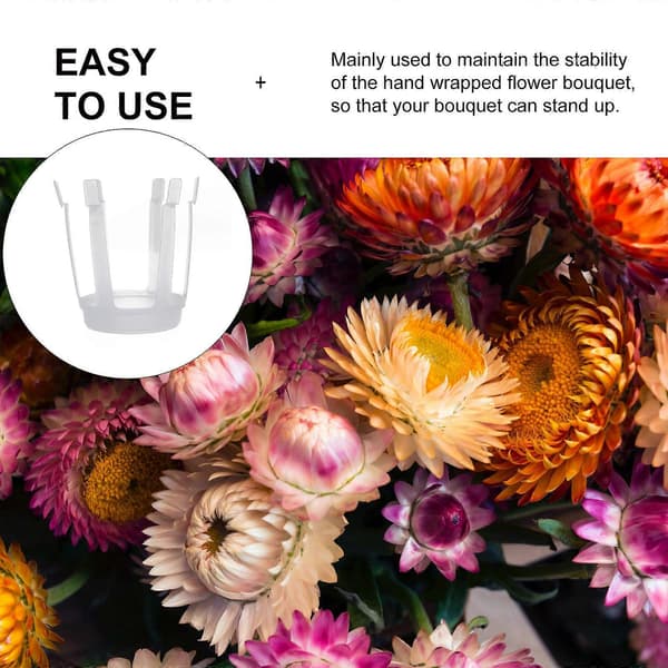 Blomsterställ i plast, bas för blomsterförpackning, 20 st [YJD]