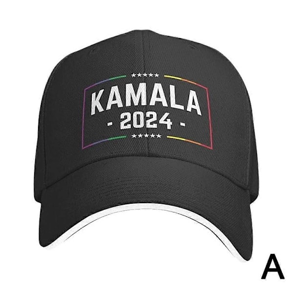 Kamala Harris 2024 Hat Kamala Harris Presidentin Ehdokkaaksi Lippis Harris Kamala Hat  (YJD) Black