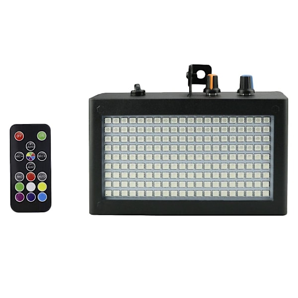 180 LED-strobovalo, kannettava 35W RGB-valo, kaukosäädin, äänenohjaus, säädettävä strobo-nopeus, lavalle (YJD) black