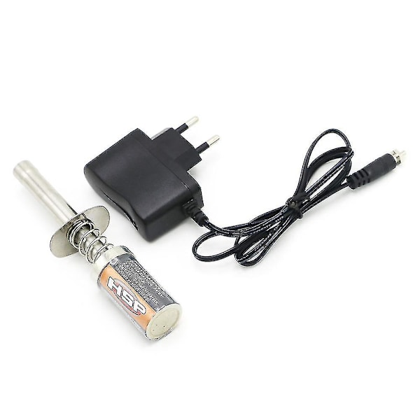 Rc 1.2 V 1800mah/3600mah Glødeplugsstarter Tændrør Hsp 80101 Genopladelig Til Benzin Nitro Motor Power 1/10 1/8 Rc Bil Reparation  (YJD) 1800mah EU Plug