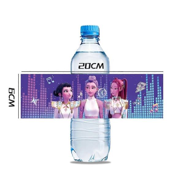 K-Pop Demon Hunter Børnefødselsdag Tema Fest Dekoration Banner Kage Topper Tilbehør[YJD]