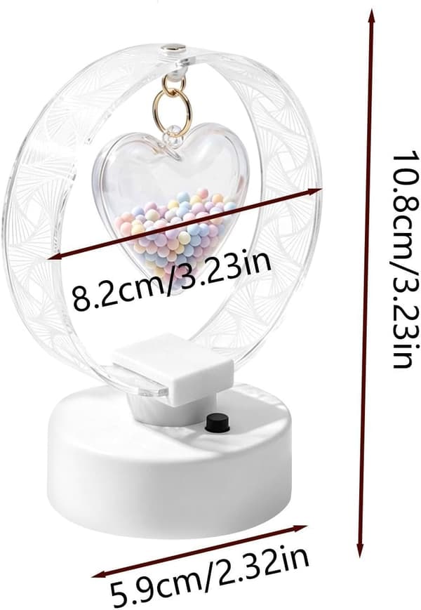 Moderne batteridrevet natlampe til børn – Stemningsbordlampe til piger (JYD)