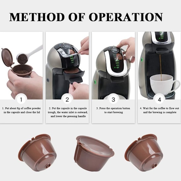 3 återanvändbara/påfyllningsbara kaffekoppar[YJD]