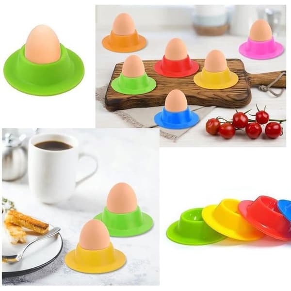 Set med 4 äggkoppar: Äggkopp, äggkopp för löskokta ägg, kokosnötsäggkopp för löskokta ägg [YJD][YJD]