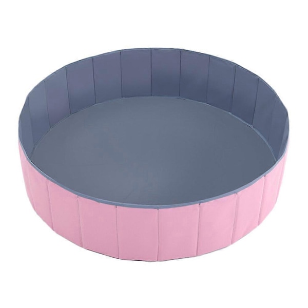 Foldbar Dobbelt Lag Oxford Klud Børneboldbassin, Lege Boldbassin Med Opbevaringstaske, 50% Tilbud[HK] 80*80*26cm Pink
