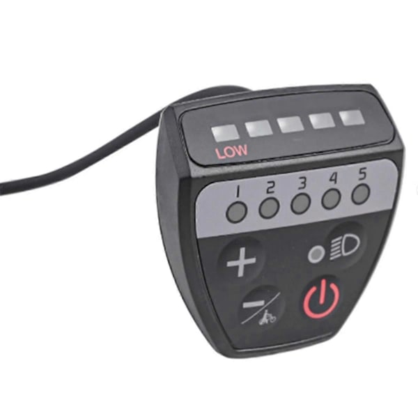Elektrisk cykeldisplay controller vandtætte cykel reservedele til BBS01 02 M400 Midmotor[YJD] As Shown