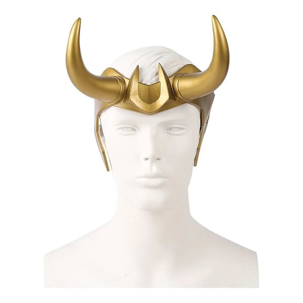 Nordisk mytologi Loke Mask Hjälm Cosplay Vuxen Festrekvisita[HK]