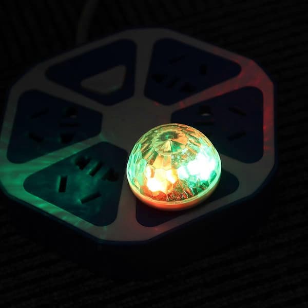 USB Mini Diskolys Bærbart Lys USB-drevet LED Sceneball DJ-belysning Karaokelys for julehjemmefest Bar[YJD]