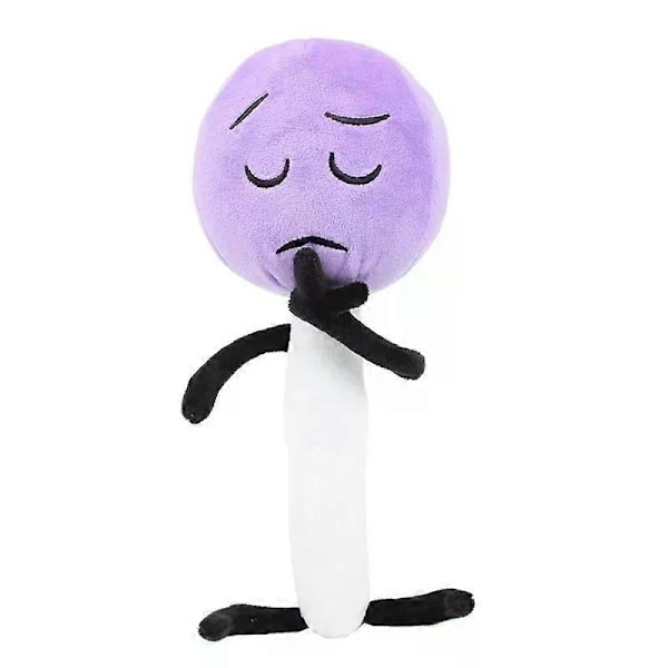 HaKeLai Ny BFDI Battle For Dream Island Plyschleksak Gosedjur Mjukt Djur X Siffror Blintz Block Markör Penna Häftapparat Pommes Frites Gåvor[YJD] Lollipop 28cm