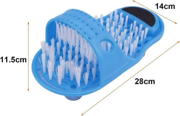 Fotborste med pimpstenar - Duschfotmassager för exfolierande fötter[YJD]