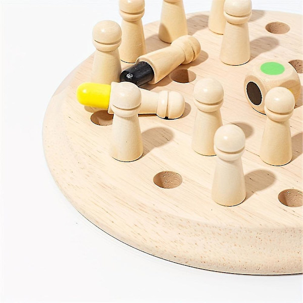 Trä Färg Minne Schack Stick Barn Matchstick Minne Spel Intelligent Logik Spel Barn Hjärngymnastik Spel Familj Fest Interaktiv Kul G  (YJD)