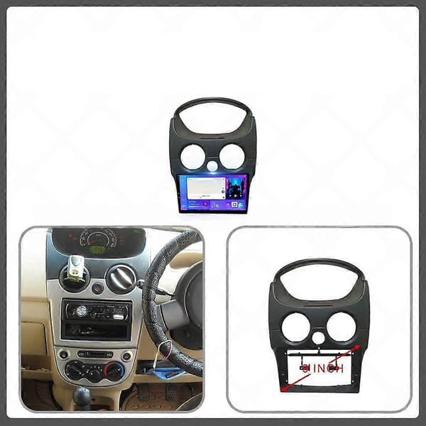 9 tums radiofasader för Chevrolet Spark LT 2010-2017 Bilnavigeringspanel Mångsidig ram[YJD]