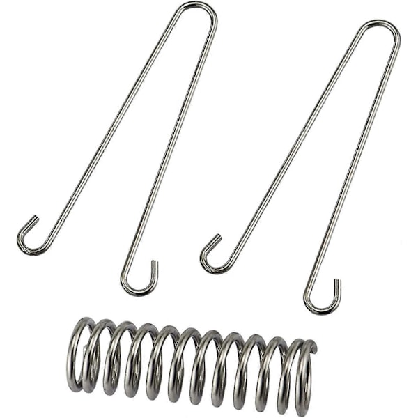 4-pack Fjäderspännare - Rostfritt stål - För tält, solsegel, markis - Säker montering [YJD]