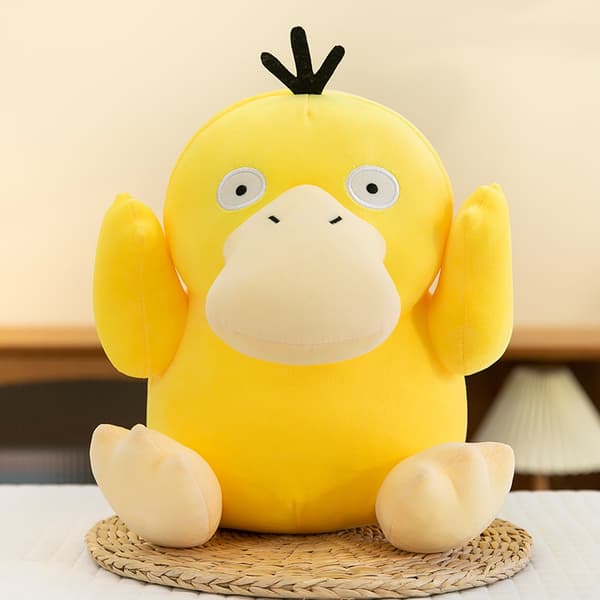 Pikachu plysjleketøy, Squirtle, Charmander, søt dukke, Bulbasaur. (DB) Psyduck 33 cm