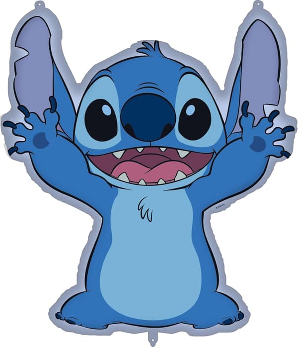 Stitch-formad folieballong