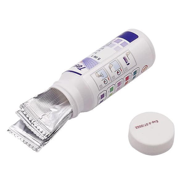 50 st Multifunktionella Klor Ph Testremsor Spa Pool Vatten Testpapper[YJD] White 50pcs