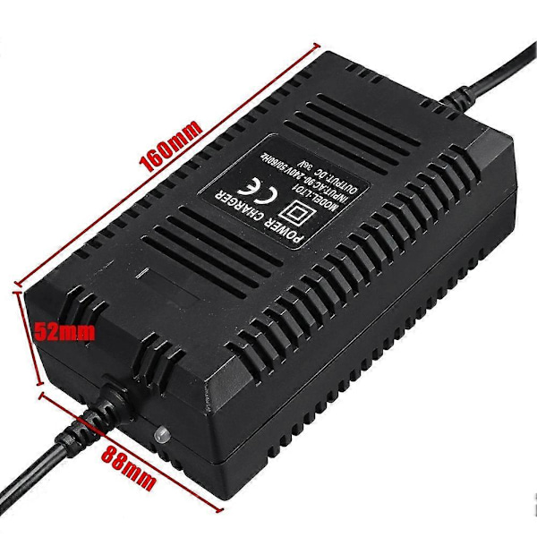36V 1.8A Bly-syre Batterioplader Kørestolsoplader Golfvognsoplader Elektrisk Cykel Scooter Po[YJD]