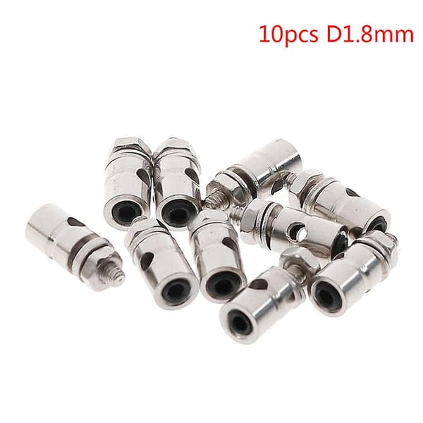 10 st Rc Flygplan Båt Dragstång Koppling Stopp Servo Kontakter[YJD] 10pcs D1.8mm