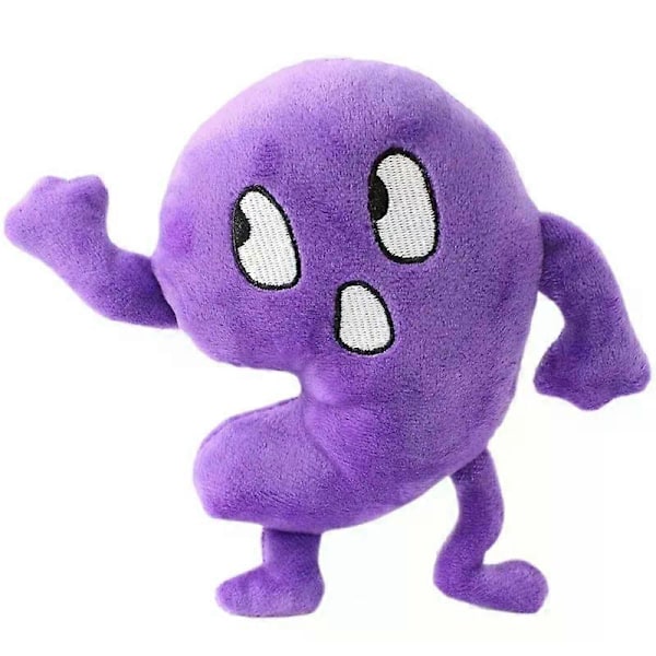 HaKeLai Ny BFDI Battle For Dream Island Plyschleksak Gosedjur Mjukt Djur X Siffror Blintz Block Markör Penna Häftapparat Pommes Frites Gåvor[YJD] Number Nine 19cm