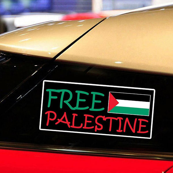 HETA Gratis Palestina Flagga Bilsticker Fönster Vindruta Dörr Vinyl Dekal Pack Av 2  (YJD)