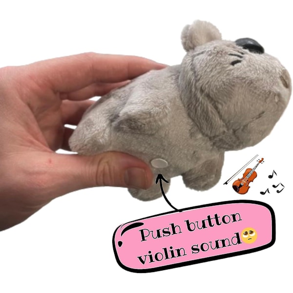 Sød Hamster Plustøj | 2024 Sød Hamster Meme Plushie Legetøj med Indbygget Lyd (YJD)