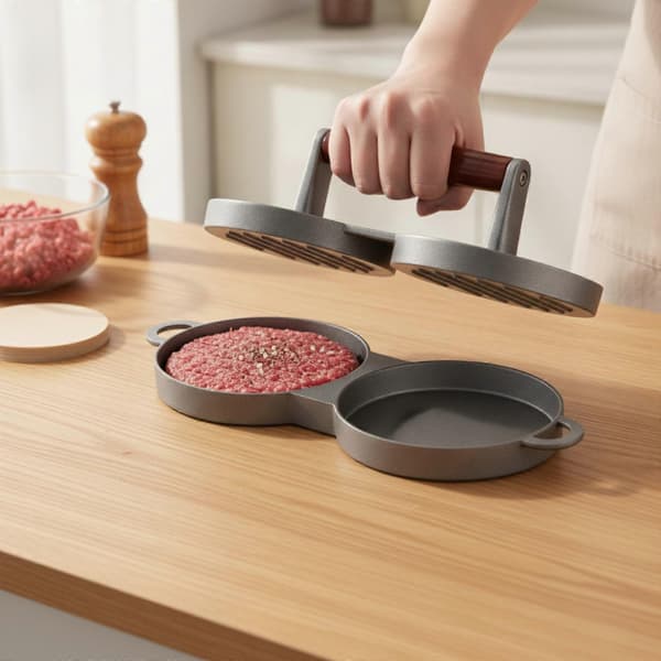 Hamburgarpress non-stick slät för kockar[YJD]