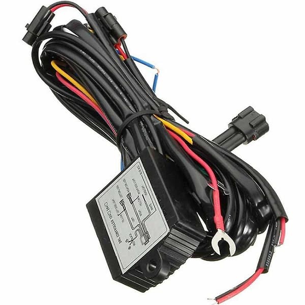Bil DRL Kjørelys Dimmer Dimmerele Kontrollbryter Sele 12v[YJD] Black 1pc