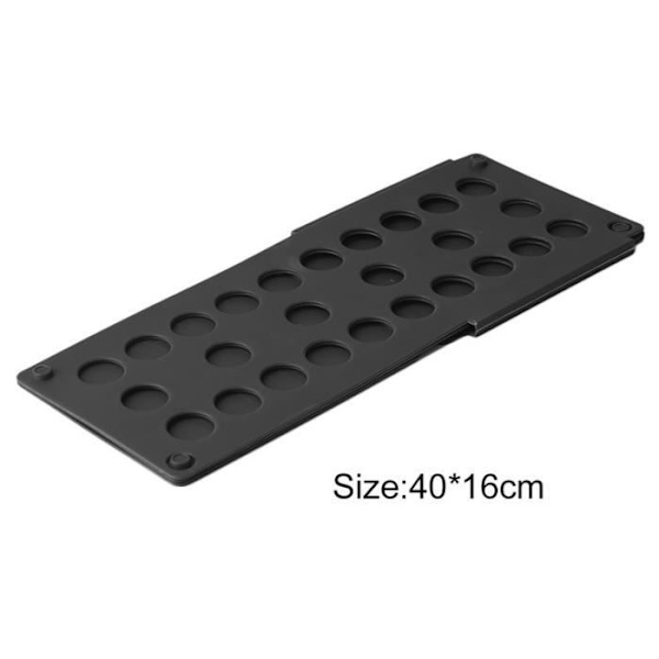40*16cm - Professionel tøjfoldningsbræt vasketøjsfolder (sort) [YJD][YJD]