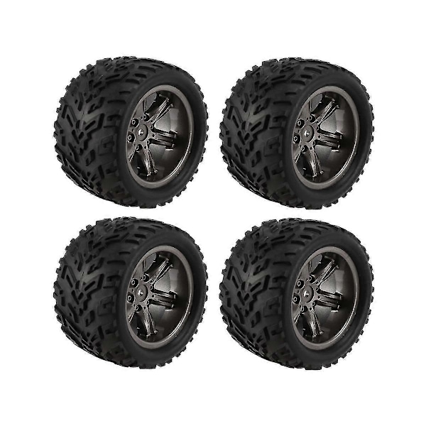 4 st Däck Hjul för XINLEHONG 9125 9116 X9115 X9116 GPTOYS S911 S912 1/12 RC Bil Reservdelar[YJD] As shown