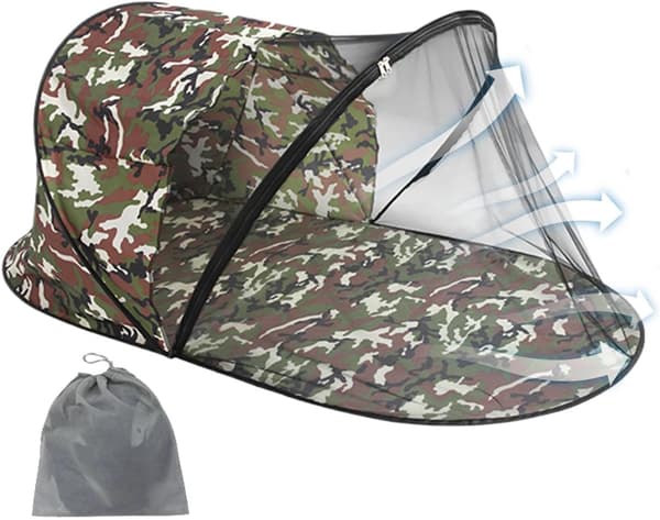 Campingtält - Snabböppnande bärbart andningsbart hopfällbart tält, utomhus sovplats, för mark inomhus utomhus trädgård bakgård hem resa[YJD] C