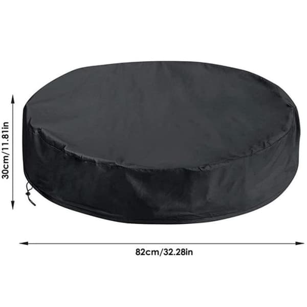 Rundt dækken til hundejacuzzi - UV-beskyttelse - Sort [YJD][YJD] Black