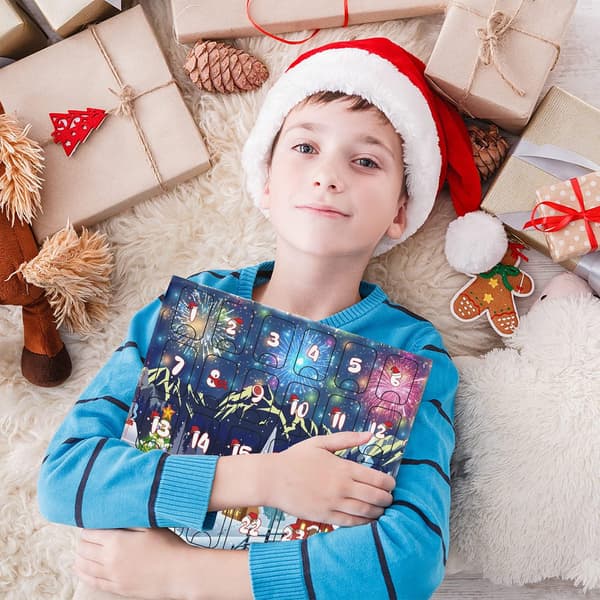 Julekalender til piger 2024 - Julekalender med tilbehør og julepynt, Glædelig Jul!