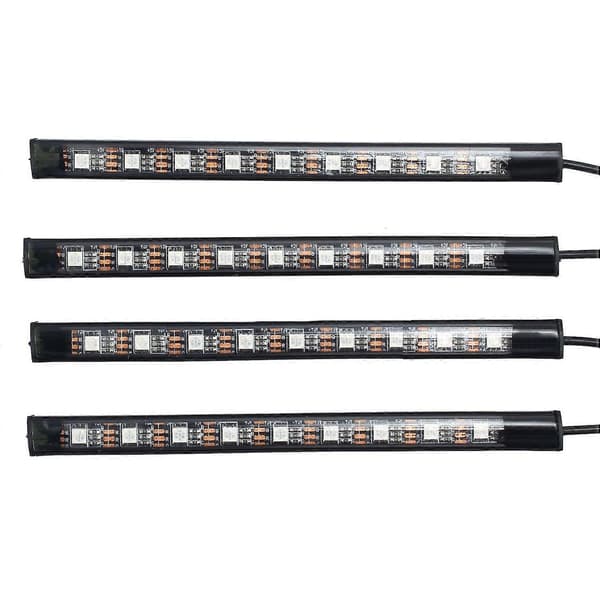 RGB LED-slingor 4x DC12V 9 lysdioder USB-driven [YJD]