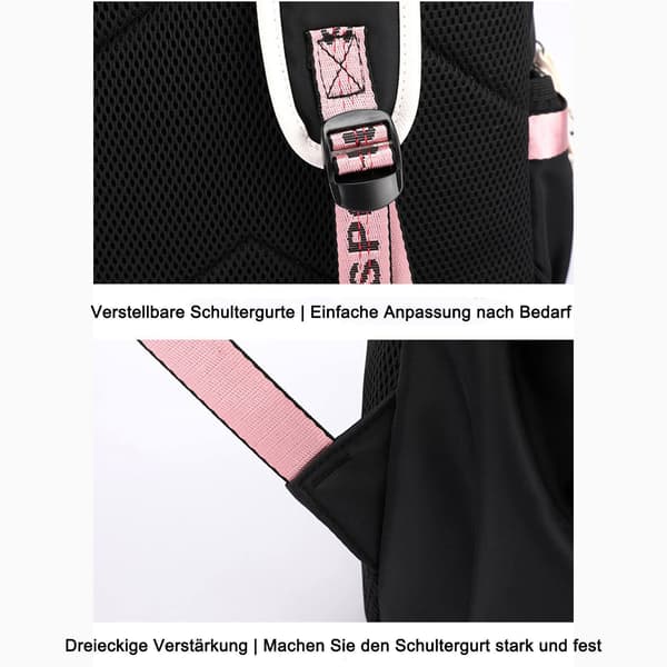 Skolryggsäck för män, kvinnor, studenter, tonåringar, barn, fritid, arbete.