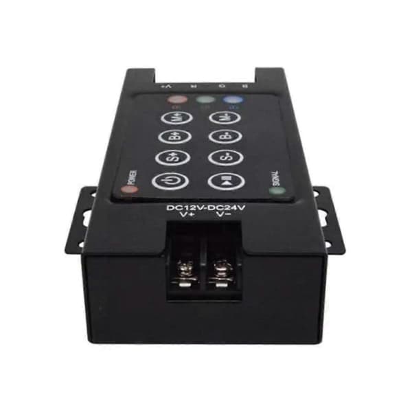 30A trådløs mini-kontroller for RGB LED-stripebelysning 8-tasters dobbel RF trådløs fjernkontroll [YJD]