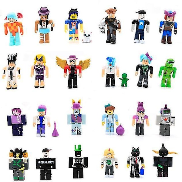 Roblox 24 Styk Minifigur Virtuel Verden Figur Blok [kk]