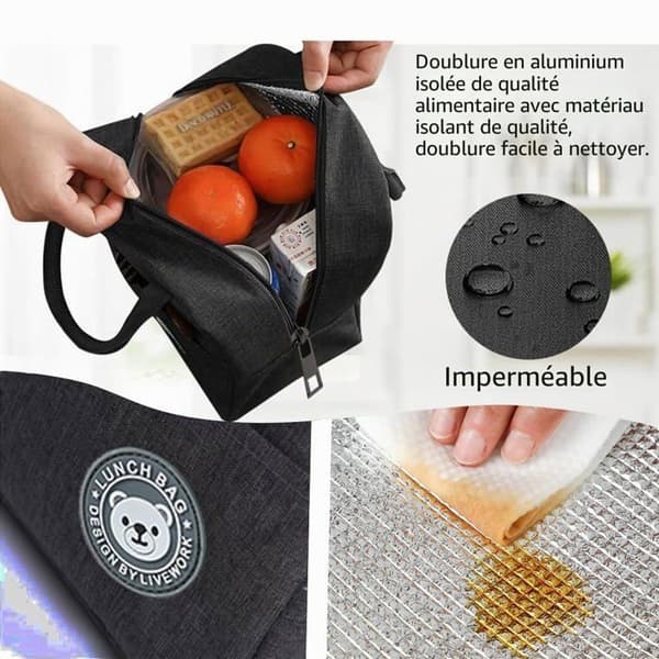 6L Rosa Vikbar Läckagesäker Isolerad Lunchlåda för Kvinnor, Män och Barn, Kontorsbruk. (YJD)
