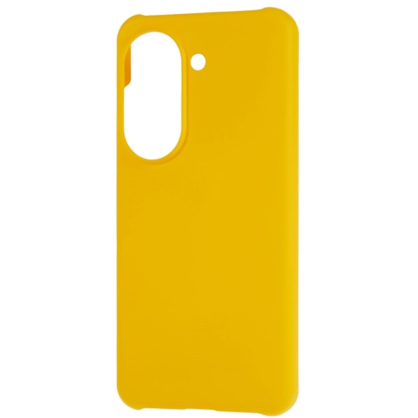 For Asus Zenfone 9 5G Blank Beskyttende Mobiltelefondeksel i Hard PC med Glatt Gummi (YJD) Yellow