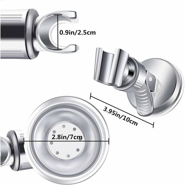 Dusjhodeholder - YYV - Universal - Sugekopp - Utskiftbar glider - Syntetisk plast [YJD][YJD]