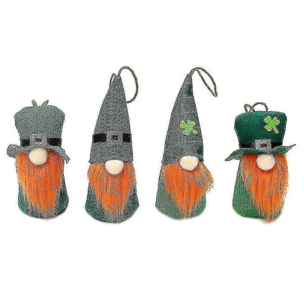 St. Patrick's Day Gnome, Kompatibel med bordsgran vårfest heminredning[YJD]