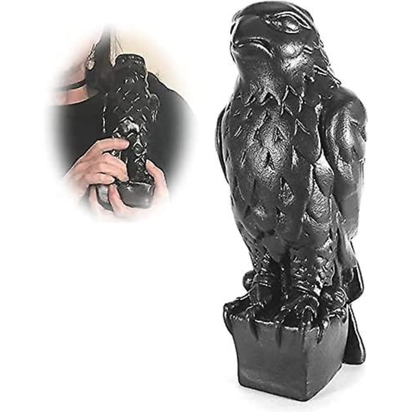 Malteserfalken Statue Prop Hjem Dekoration Håndlavet Harpiks Skulptur, 100% Ny (YJD)