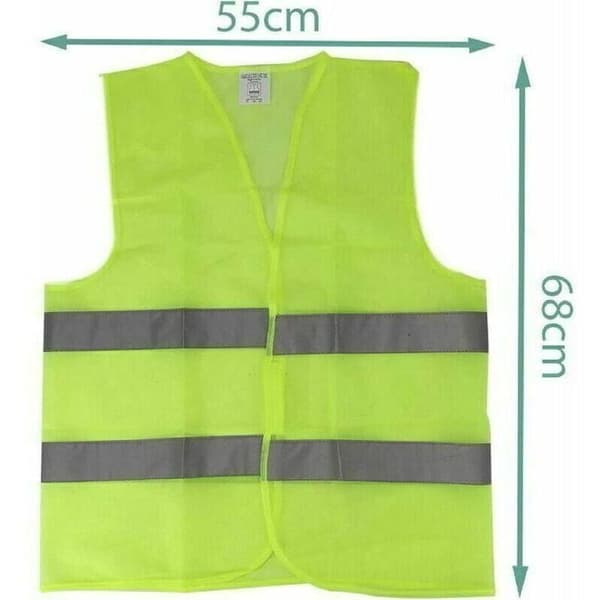 Neongula Reflexvästar 8-pack Säkerhetsreflexväst [YJD]