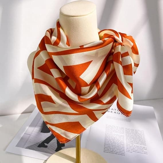 Sidenscarf för kvinnor i satintyg [YJD]